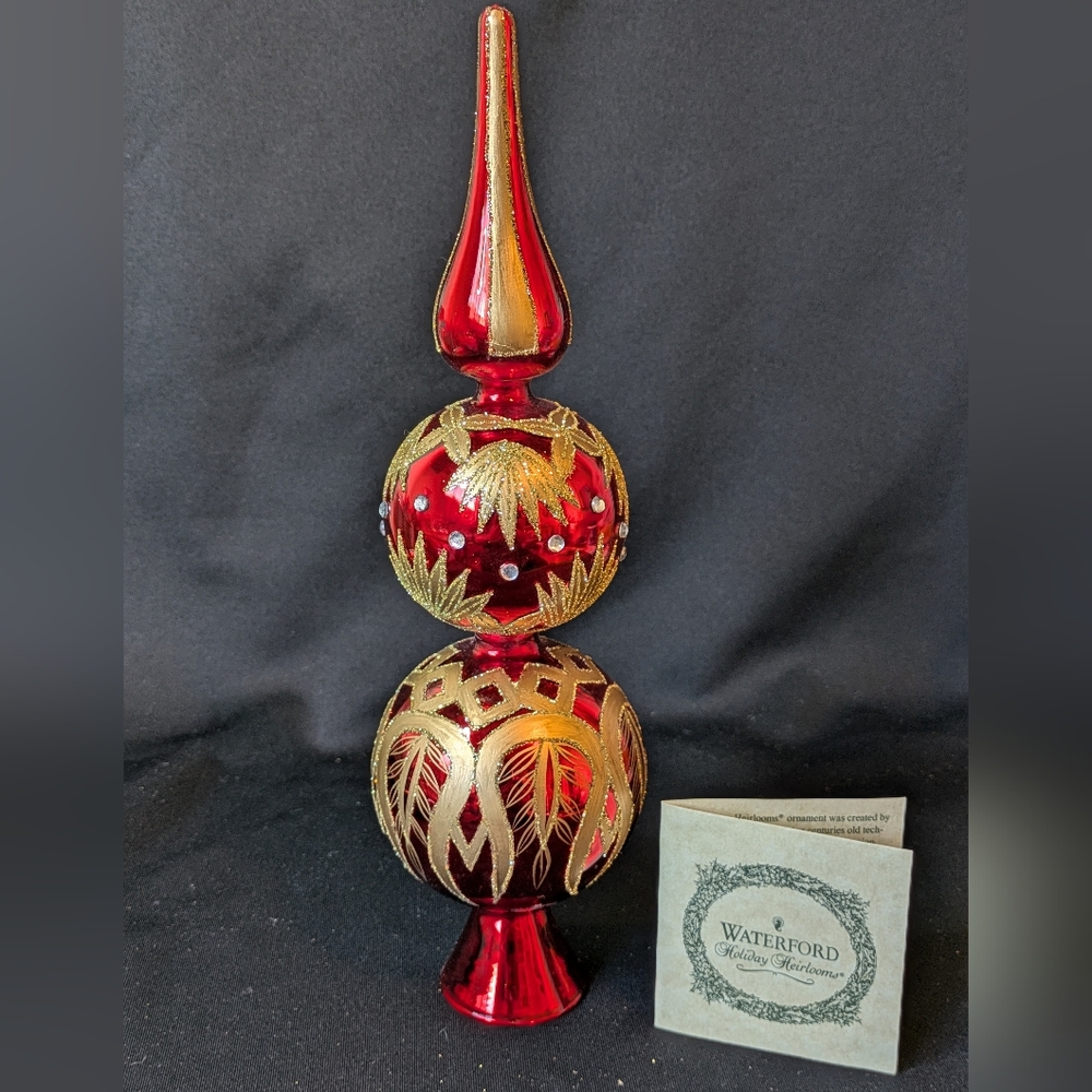Waterford Christmas Glass Tree Topper